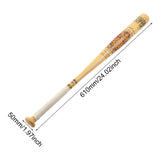 Maxbell Halloween Fake Baseball Bat Realistic Gifts Multifunctional Costume Dress up Length 61 cm