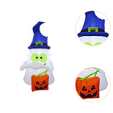 Maxbell Halloween Inflatables Ghost Blow up Pumpkin Handbag for Festival Indoor Yard