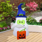 Maxbell Halloween Inflatables Ghost Blow up Pumpkin Handbag for Festival Indoor Yard