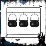 Maxbell 3Pcs Halloween Decorations Witches Cauldron Serving Bowls for Party Supplies