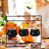 Maxbell 3Pcs Halloween Decorations Witches Cauldron Serving Bowls for Party Supplies