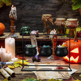 Maxbell 3Pcs Halloween Decorations Witches Cauldron Serving Bowls for Party Supplies
