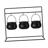 Maxbell 3Pcs Halloween Decorations Witches Cauldron Serving Bowls for Party Supplies