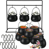 Maxbell 3Pcs Halloween Decorations Witches Cauldron Serving Bowls for Party Supplies