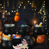 Maxbell 3Pcs Halloween Decorations Witches Cauldron Serving Bowls for Party Supplies