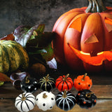 Maxbell 8Pcs Artificial Pumpkins Table Mini Home Party Autumn Lifelike Foam Pumpkins