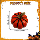 Maxbell 8Pcs Artificial Pumpkins Table Mini Home Party Autumn Lifelike Foam Pumpkins