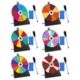 Maxbell Tabletop Prize Turntable Rotating Wheel Party Pub Game Toy Colorful