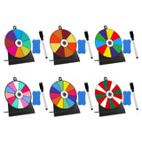 Maxbell Tabletop Prize Turntable Rotating Wheel Party Pub Game Toy Colorful