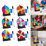 Maxbell Tabletop Prize Turntable Rotating Wheel Party Pub Game Toy Colorful