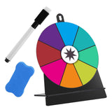 Maxbell Tabletop Prize Turntable Rotating Wheel Party Pub Game Toy Colorful