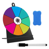 Maxbell Tabletop Prize Turntable Rotating Wheel Party Pub Game Toy Colorful