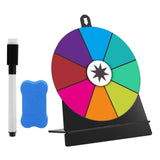 Maxbell Tabletop Prize Turntable Rotating Wheel Party Pub Game Toy Colorful
