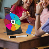Maxbell Tabletop Prize Turntable Rotating Wheel Party Pub Game Toy Colorful