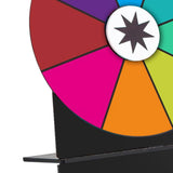 Maxbell Tabletop Prize Turntable Rotating Wheel Party Pub Game Toy Colorful
