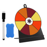 Maxbell Tabletop Prize Turntable Rotating Wheel Party Pub Game Toy Colorful