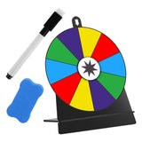 Maxbell Tabletop Prize Turntable Rotating Wheel Party Pub Game Toy Colorful
