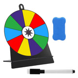 Maxbell Tabletop Prize Turntable Rotating Wheel Party Pub Game Toy Colorful