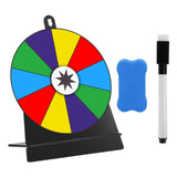 Maxbell Tabletop Prize Turntable Rotating Wheel Party Pub Game Toy Colorful