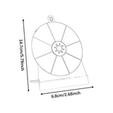 Maxbell Tabletop Prize Turntable Rotating Wheel Party Pub Game Toy Colorful