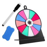 Maxbell Tabletop Prize Turntable Rotating Wheel Party Pub Game Toy Colorful