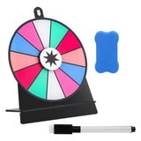 Maxbell Tabletop Prize Turntable Rotating Wheel Party Pub Game Toy Colorful