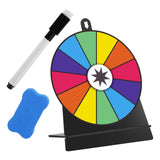 Maxbell Tabletop Prize Turntable Rotating Wheel Party Pub Game Toy Colorful