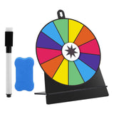 Maxbell Tabletop Prize Turntable Rotating Wheel Party Pub Game Toy Colorful