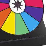 Maxbell Tabletop Prize Turntable Rotating Wheel Party Pub Game Toy Colorful