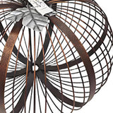 Maxbell Iron Pumpkin Thanksgiving Festival Garden Table Centerpiece Desktop Ornament 27cmx21cm