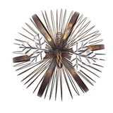 Maxbell Iron Pumpkin Thanksgiving Festival Garden Table Centerpiece Desktop Ornament 27cmx21cm