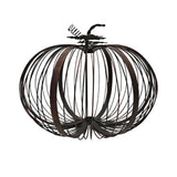 Maxbell Iron Pumpkin Thanksgiving Festival Garden Table Centerpiece Desktop Ornament 27cmx21cm