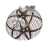 Maxbell Iron Pumpkin Thanksgiving Festival Garden Table Centerpiece Desktop Ornament 21cmx18cm