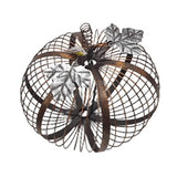 Maxbell Iron Pumpkin Thanksgiving Festival Garden Table Centerpiece Desktop Ornament 21cmx18cm