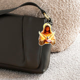 Maxbell 2D Art Jesus and Dove Hanging Decoration 6.1x8cm Decorative with Metal Chain