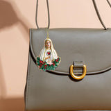 Maxbell 2D Virgin Mother Mary Car Hanging Ornament Lightweight Portable Flat Printed