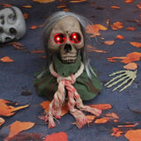 Maxbell Electric Walking Skeleton Man Spooky Scary Unique Creative for Theme Parties