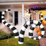 Maxbell Halloween Inflatable Giant Sandworm Outdoor Decoration for Garden Yard Party