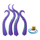 Maxbell 4 Pieces Halloween Inflatable Octopus Tentacles PVC Blow up Decor for Window