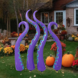 Maxbell 4 Pieces Halloween Inflatable Octopus Tentacles PVC Blow up Decor for Window