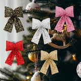 Maxbell Bow Christmas Tree Decoration Xmas Tree Decor for Wedding Holiday Front Door Red