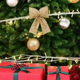 Maxbell Bow Christmas Tree Decoration Xmas Tree Decor for Wedding Holiday Front Door Gold