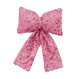 Maxbell Bow Christmas Tree Decoration Xmas Tree Decor for Wedding Holiday Front Door Pink