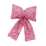 Maxbell Bow Christmas Tree Decoration Xmas Tree Decor for Wedding Holiday Front Door Pink
