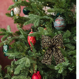 Maxbell Bow Christmas Tree Decoration Xmas Tree Decor for Wedding Holiday Front Door Black