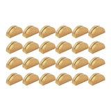 Maxbell 24Pcs Place Card Holders Wood Wooden Menu Clips for Party Banquet Restaurant