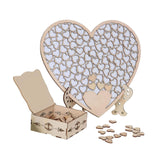 Maxbell Wedding Guest Book Alternative with Stand Table Centerpiece Sign Heart Frame