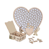 Maxbell Wedding Guest Book Alternative with Stand Table Centerpiece Sign Heart Frame