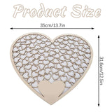 Maxbell Wedding Guest Book Alternative with Stand Table Centerpiece Sign Heart Frame