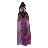 Maxbell Halloween Hanging Animated Screaming Witch 180 cm Life Size for Events Porch